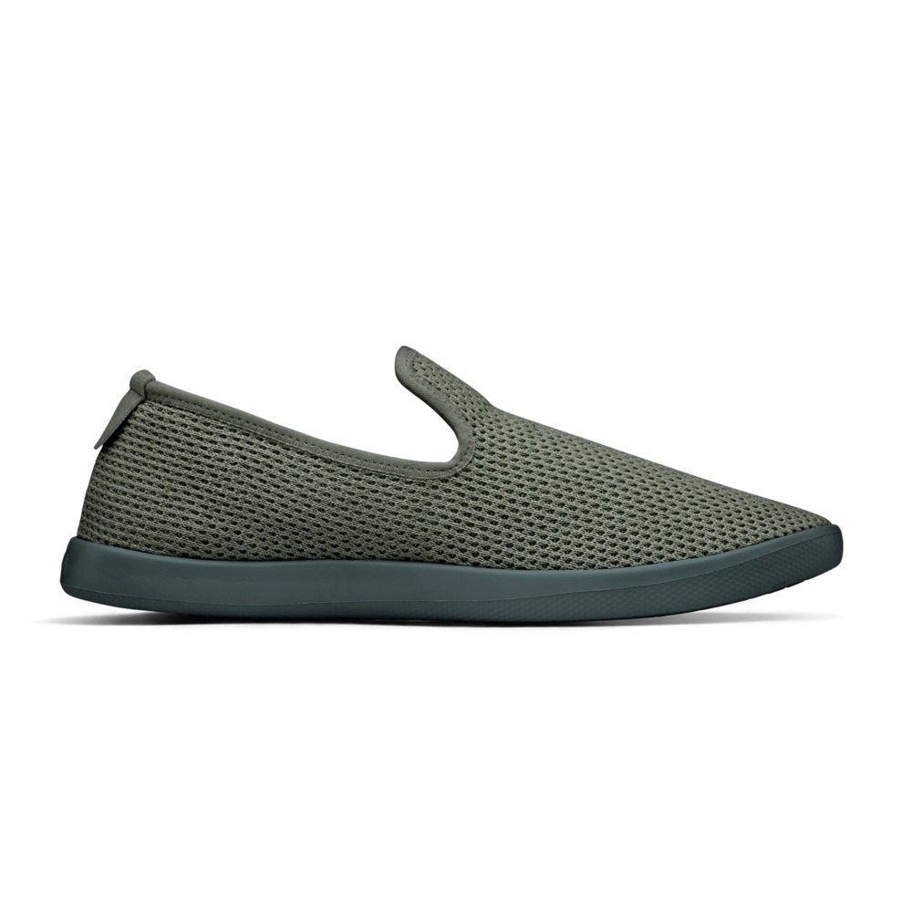 Allbirds Women\'s Tree Loungers - Slip-Ons Olive - LJR721953